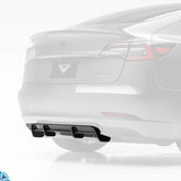 Tesla Model 3 Volta Aero Genuine Pre-Preg Carbon Fiber Rear Diffuser | Vorsteiner